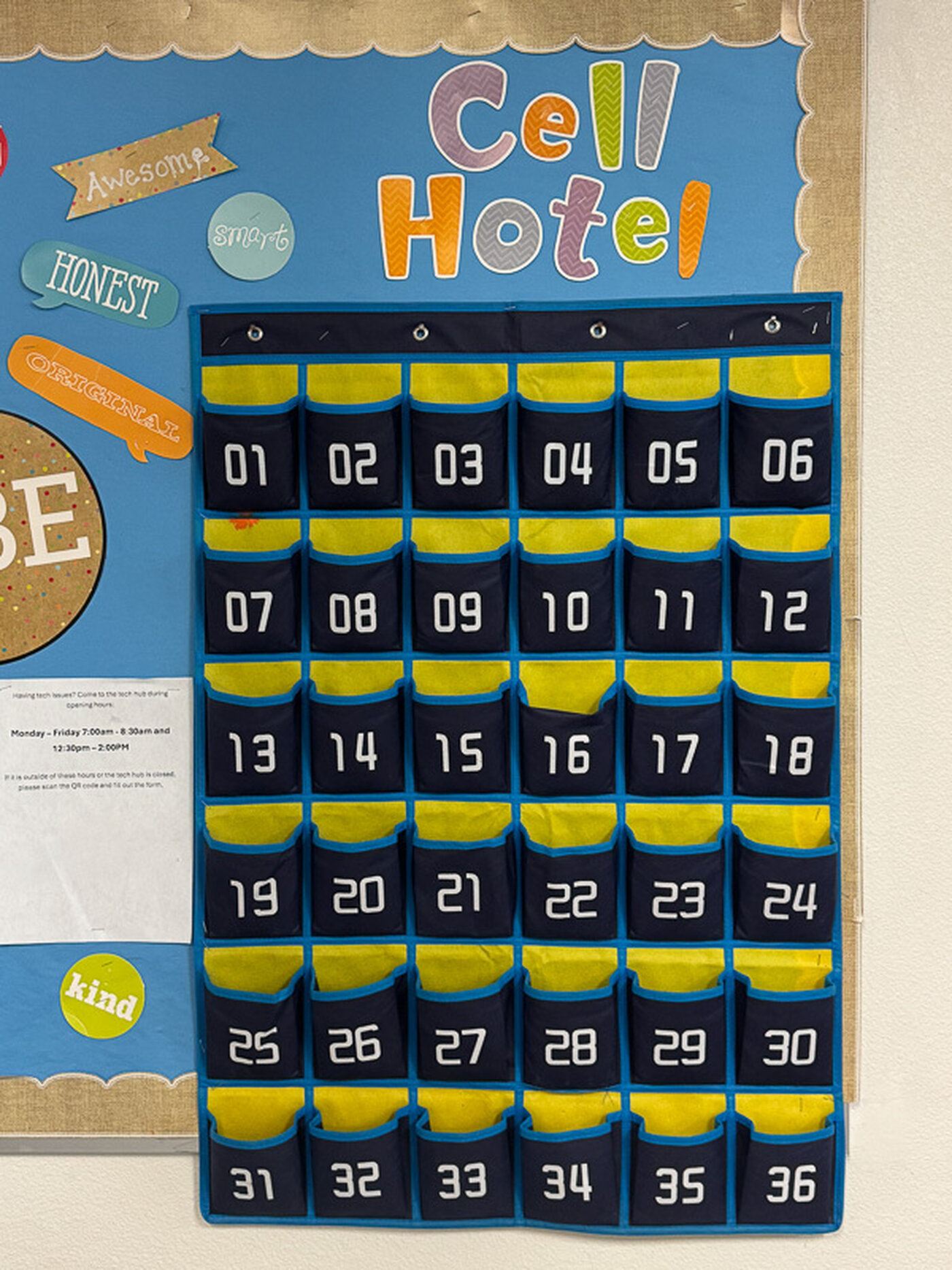 Cellphone hotel classroom 1
