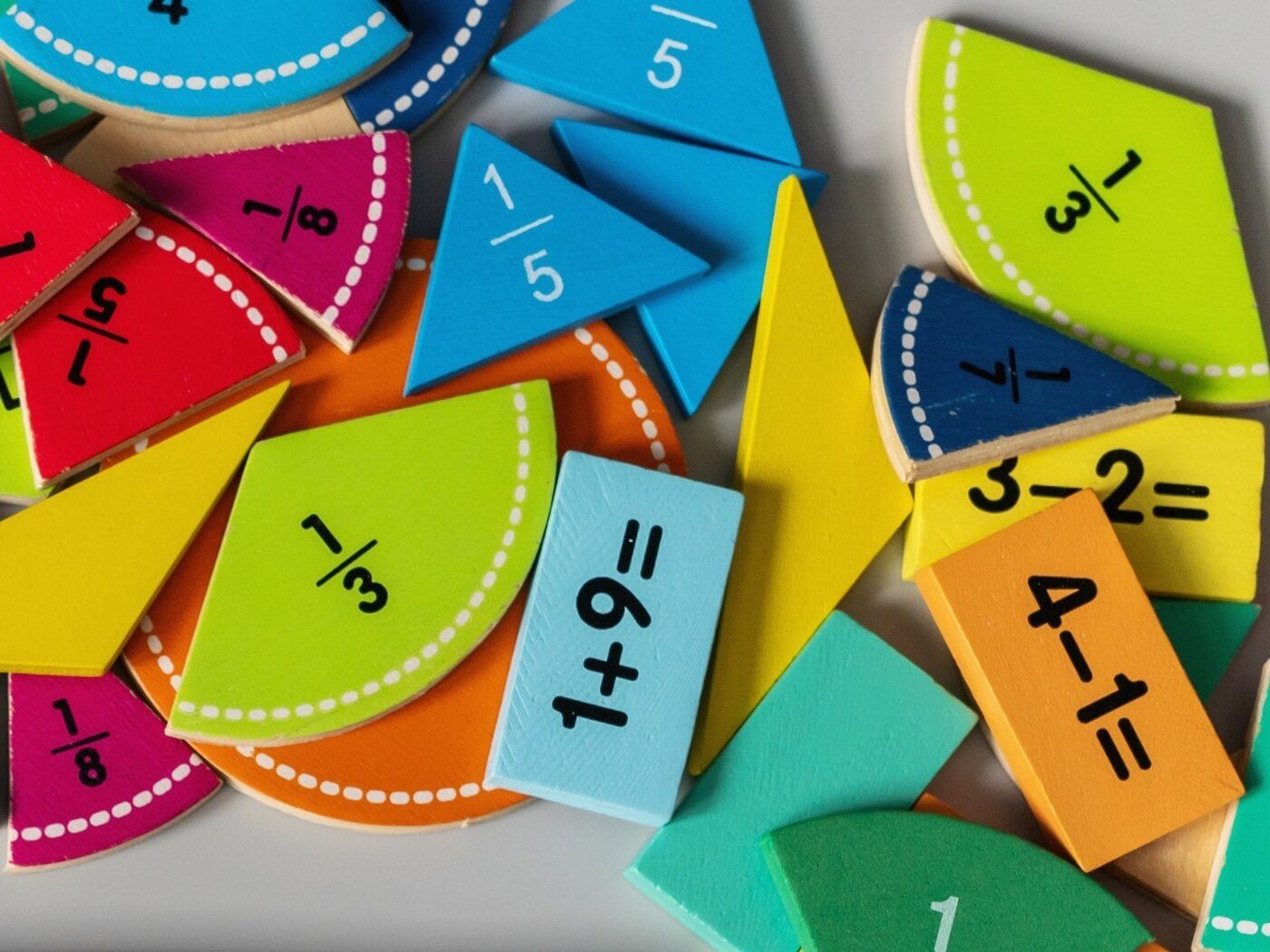 Fraction visual pieces