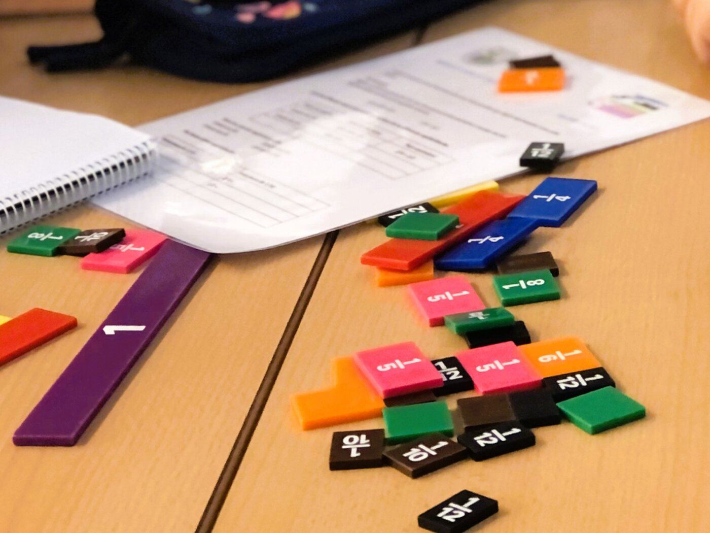 Fractions tools learning