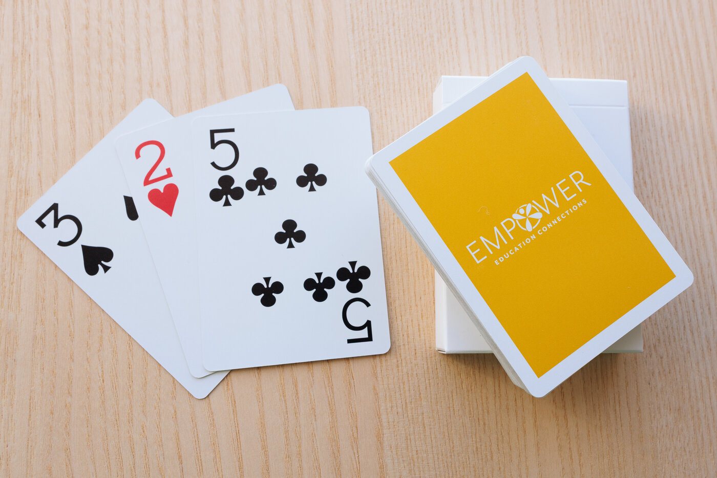 Math fractions cards