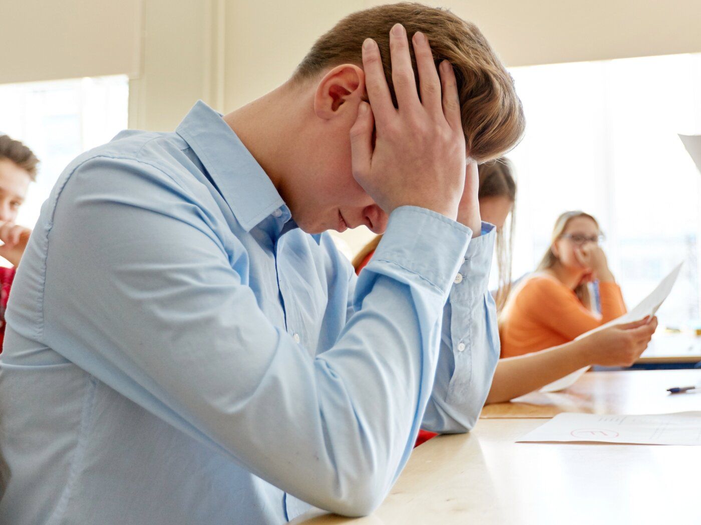 Teacher stressed learning