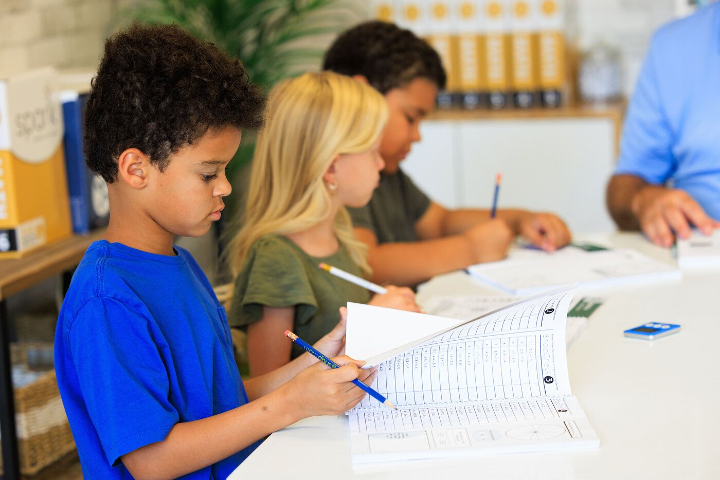 Math centers students