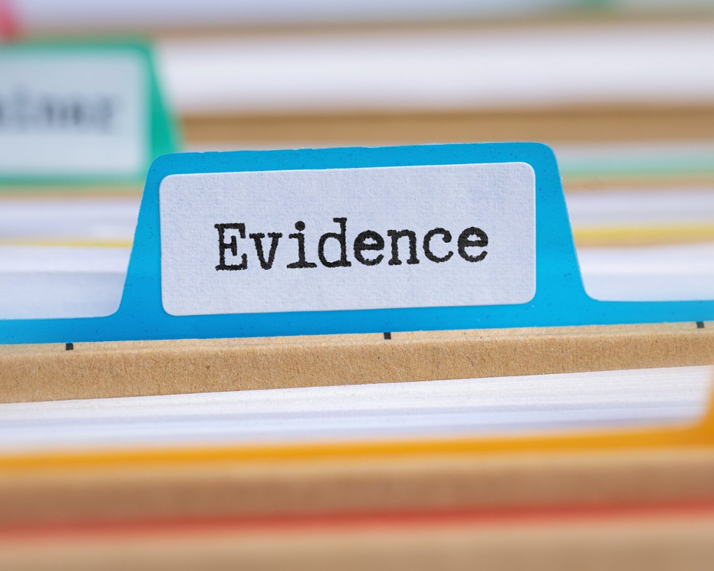 Writing evidence folder