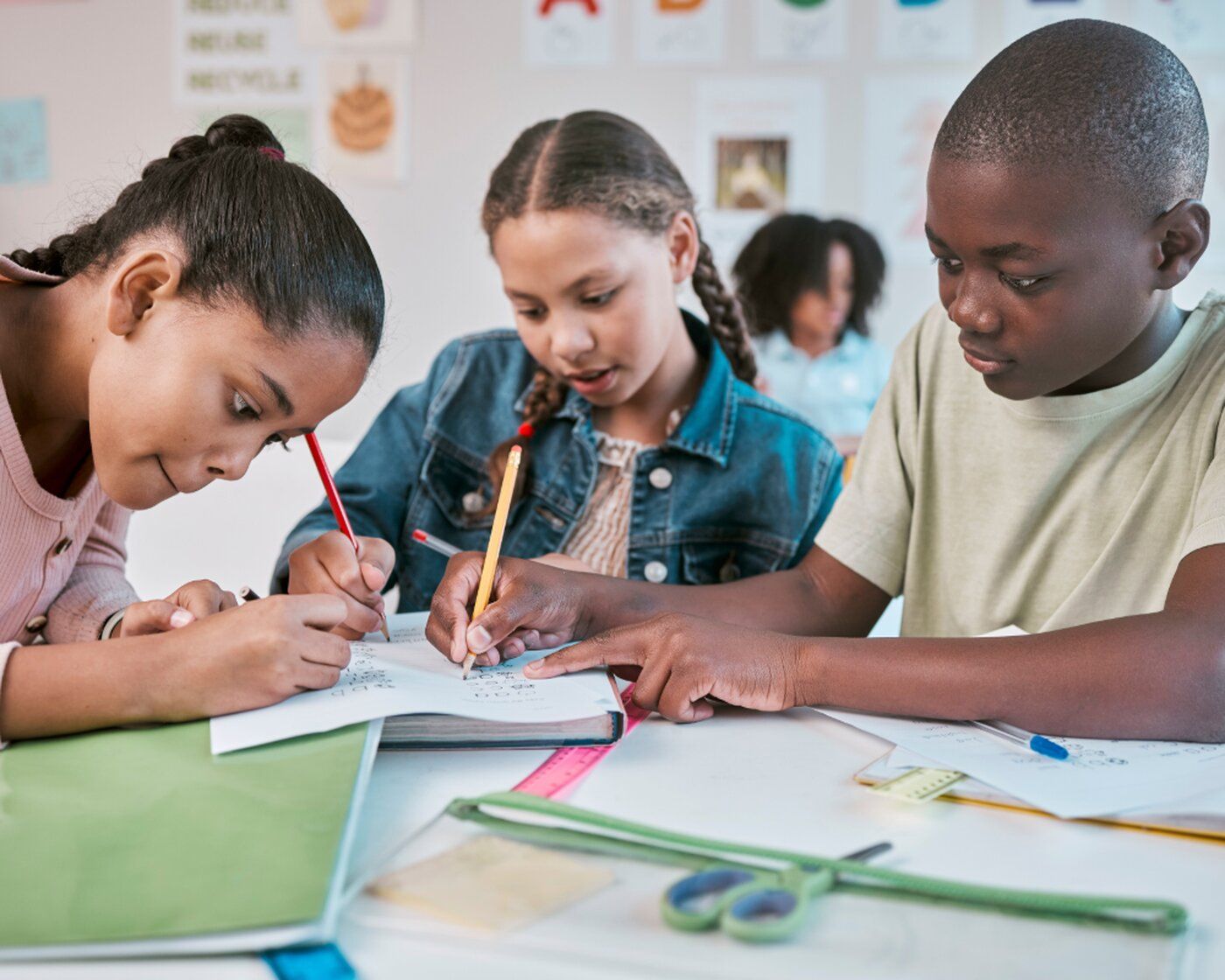 Students project writing