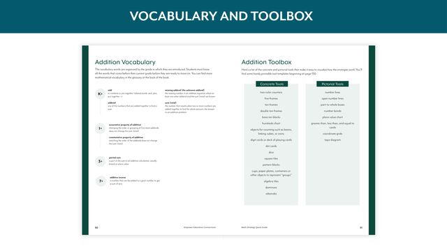 8 math vocabulary toolbox